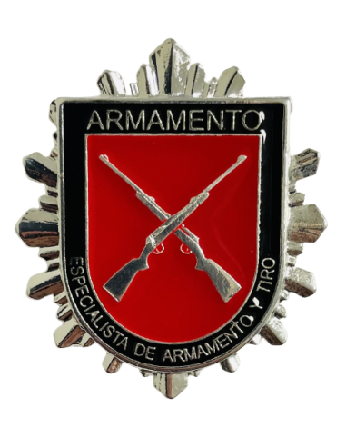 Distintivo Permanencia Especialista Armamento y Tiro Policía Nacional 