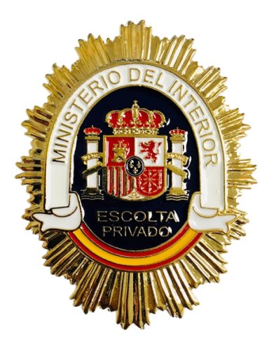 Chapa de cartera Escolta Privado España