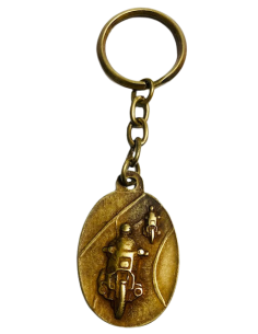 Llavero Guardia Civil de Tráfico Motorizada Bronce