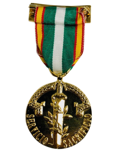 Medalla Orden del Mérito Policial Oro Pensionada