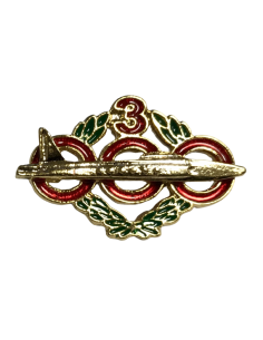 Distintivo de Vuelo 3000 Horas (Reactor) Rojo