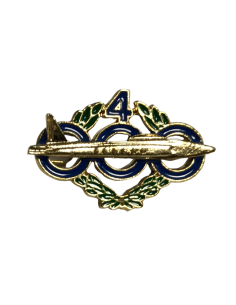 Distintivo Horas de Vuelo 4000 Horas (Reactor) Azul