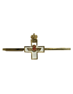 Pisacorbata Mérito Aeronáutico Distintivo Blanco 