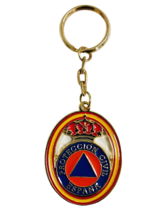 Llavero Ovalado Protección Civil 