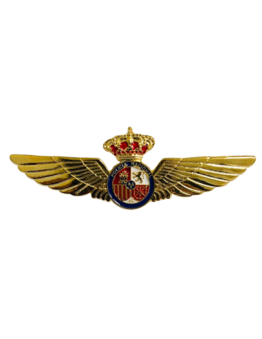 Distintivo de Curso de Piloto de Aeronave oro Policial 