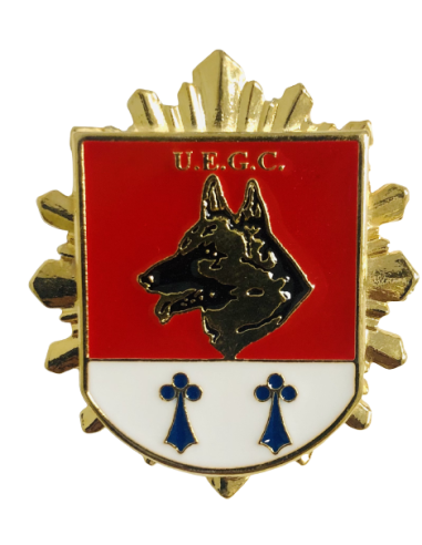 Distintivo Permanencia Unidad Especial de Guías Caninos Policía Nacional 