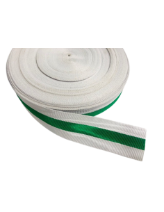 Cinta Medalla Blanca - Verde - Blanca 3cm (Metro)