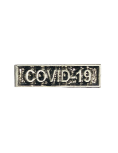 Barra COVID-19 para pasador de diario plata vieja