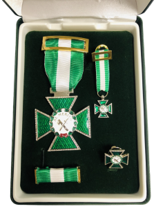 Conjunto Completo Medalla Mérito Guardia Civil Distintivo Blanco 
