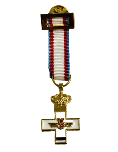 Medalla Miniatura Aeronautico Distintivo Azul 