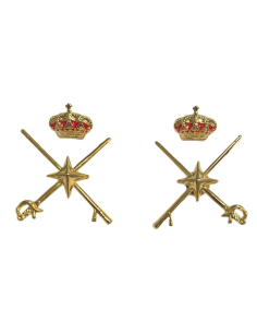 Divisas Metálicas General de Brigada (hombrera)