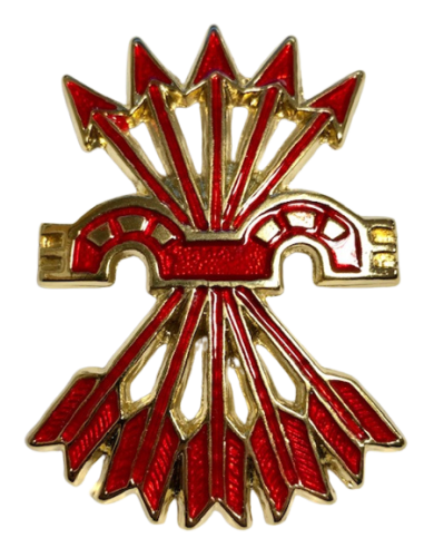 Emblema metal Falange Española con alfiler