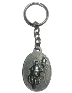 Llavero Guardia Civil de Tráfico Motorizada Plata