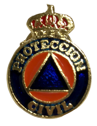 Pin Protección Civil Redondo