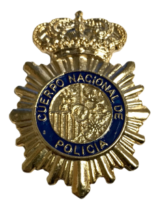 Emblema Metálico CNP para Gorra Plato