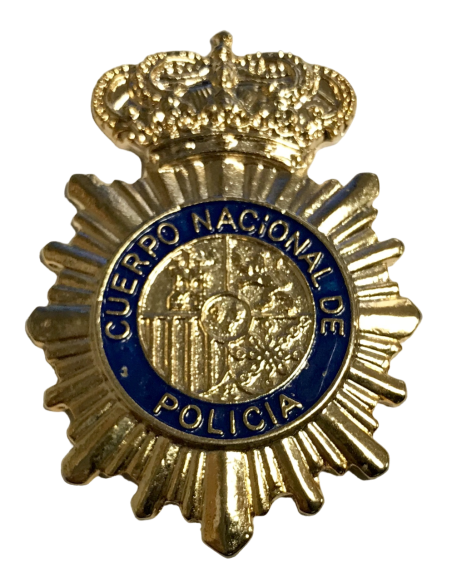 Emblema Metálico CNP para Gorra Plato