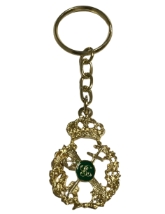 Llavero Guardia Civil Laurel con escudo 