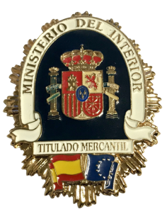 Chapa cartera Titulado Mercantil 