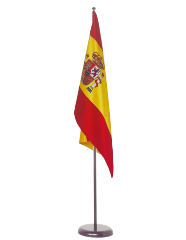 Mastil para interior o Despacho con Bandera España Impreso