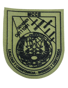 Parche de brazo verde Mando Conjunto del Ciberespacio (MCCE).