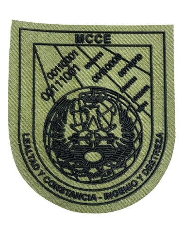 Parche de brazo verde Mando Conjunto del Ciberespacio (MCCE).