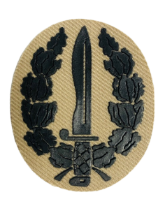 Parche ovalado GOE Árido y Nregro