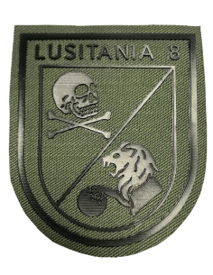 Parche de Brazo Verde del Grupo Sagunto del Regimiento de Caballería Paracaidista LUSITANIA Nº 8