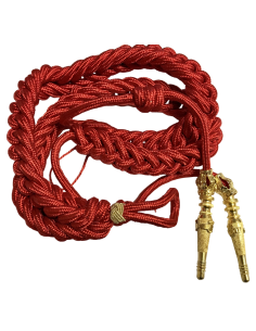 Cordón rojo Alumno cabétes dorados Ejército del Aire