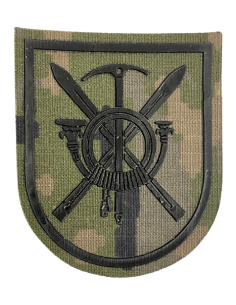 Parche de Brazo Verde Pixelado del Mando de Tropas de Montaña