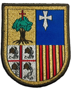 Parche de brazo de Bonito Jefatura de Tropas de Montaña "Aragón"