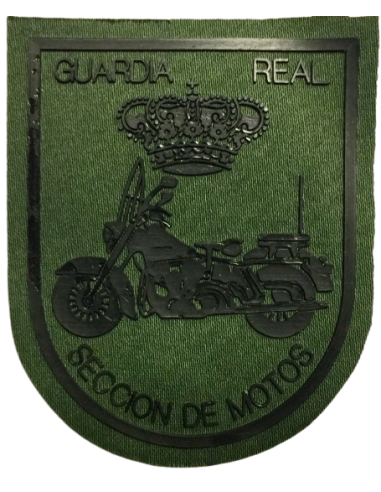 Parche sección de Motos de la Guardia Real Verde