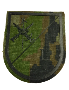 Parche de brazo Legión I Bandera Verde Pixelado Boscoso