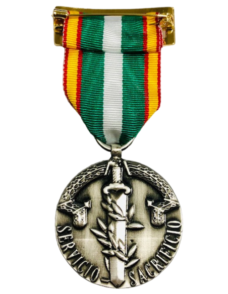 Medalla Orden del Mérito Policial Plata Pensionada