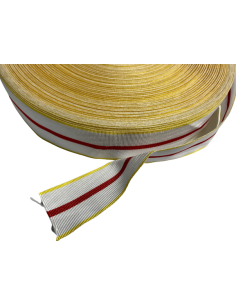 Cinta Mérito Militar con distintivo amarillo 3cm (Metro)