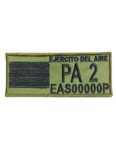 Galletas Número de Identificación Personal Bordada PA 2