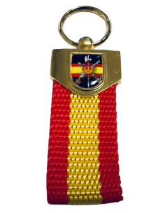 Llavero cinta Nylon España Legión Negro 