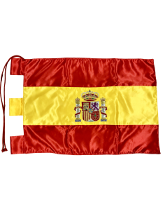 Bandera España Constitucional Raso Bordada a mano 70X50cm