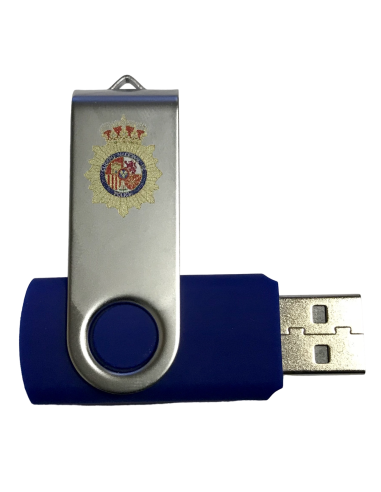 USB Azul Escudo CNP 8GB