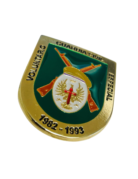 Distintivo de mérito Voluntariado especial en la Guardia civil 