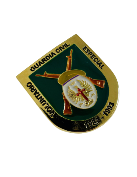 Distintivo de mérito Voluntariado especial en la Guardia civil 
