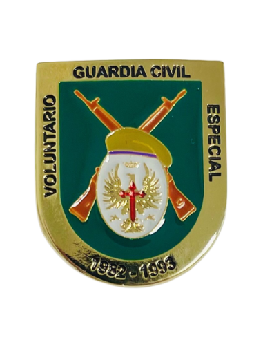 Distintivo de mérito Voluntariado especial en la Guardia civil 