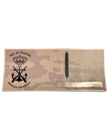 Galletas de Pecho PVC Infantería de Marina Árido Pixelado