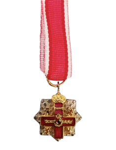 Medalla Miniatura Placa Mérito Aeronáutico distintivo Rojo
