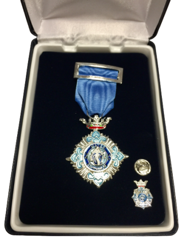 Medalla del Mérito social Penitenciario en Plata