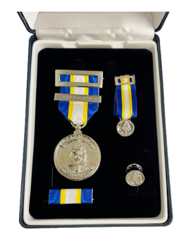 Conjunto completo Medalla Eurogendfor Plata