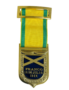 Medalla Mutilado de Guerra por la Patria Franco 18 - Julio 1936