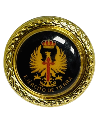 Pin redondo dorado Ejercito de Tierra 