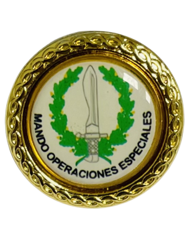 Pin redondo dorado Mando Operaciones Especiales MOE