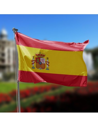 Bandera España Tipo 1 4.43 X 6.64CM