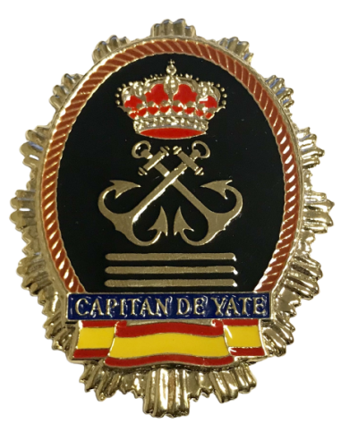 Chapa cartera Capitan de Yate